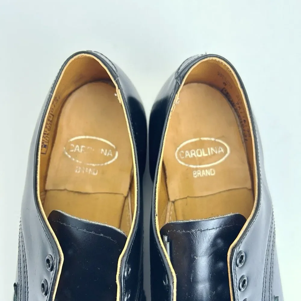 CAROLINA USPS Postman Model 32 VTG Mens Sz 8 Black Leather 120 Neoprene NOS